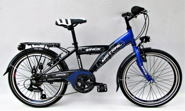 Wings Mistral H 38 cm 6 sp   blauw zwart
