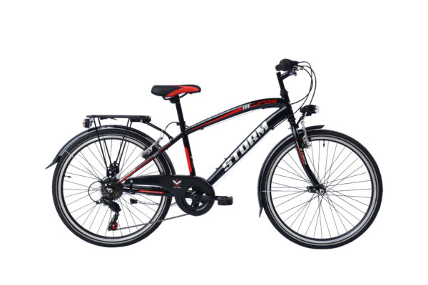 Wings Storm H 33 cm 6 sp   zwart rood
