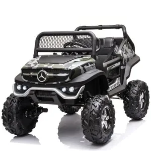 Mercedes Unimog 12V kinderauto Camouflag
