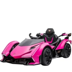 Lamborghini Vision 12V Kinderauto Roze