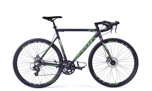 Elite Gravel H 55 cm Shimano 14 sp Mdisc zwart groen