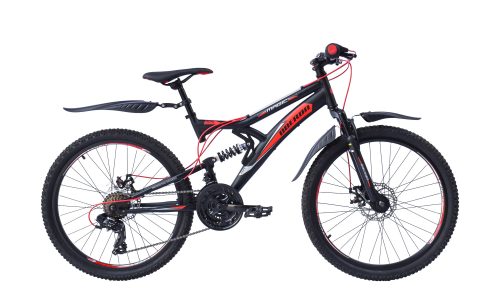 Magic Oberon H 38 cm zwart rood  18 sp